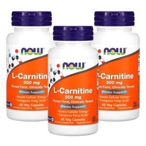나우푸드 엘카르니틴 L카르니틴 500mg 60캡슐 3개 Carnitine