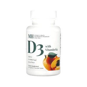 비타민 D3 K2 MK7 5000IU 90츄어블 살구맛 콜레칼시페롤 메나퀴논