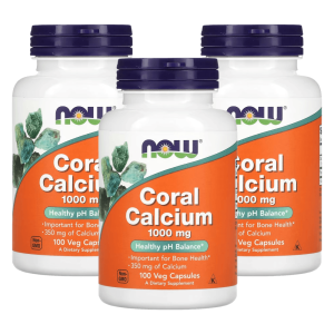 나우푸드 코랄칼슘 1000mg 100캡슐 3개 산호칼슘 Coral Calcium