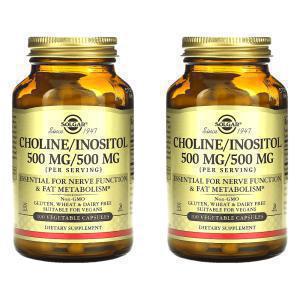 솔가 콜린 이노시톨 500mg 100캡슐 2개 Choline Inositol