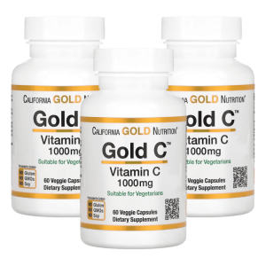 CGN 비타민C 1000mg 60캡슐 3개 아스코르브산 USP등급 Vitamin C