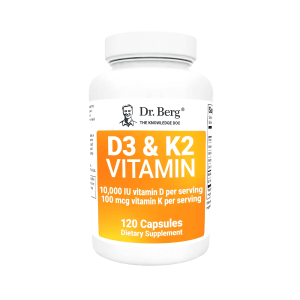 Dr Berg 비타민 D3 K2 120캡슐 콜레칼시페롤 MK7