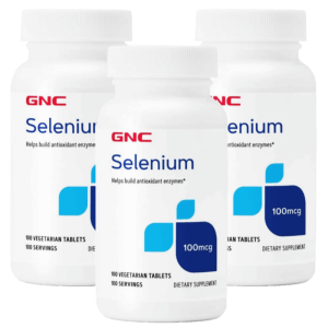 GNC 셀레늄 셀렌 100mg 100정 3개 칼슘 Selenium Calcium