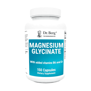 Dr Berg 마그네슘 글리시네이트 400mg 150캡슐 비타민D 비타민B6