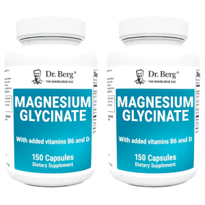 Dr Berg 마그네슘 글리시네이트 400mg 150캡슐 2개 비타민D 비타민B6