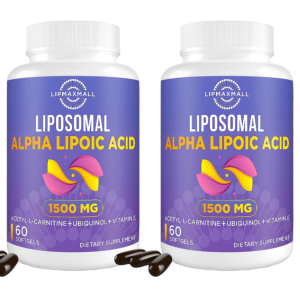 Lipmaxmall 알파리포산 ALA 1500mg 60캡슐 2개 카르니틴