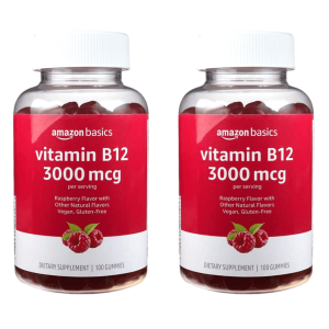 Amazon Basics 비타민B12 메틸코발라민 젤리 구미 100정 2개