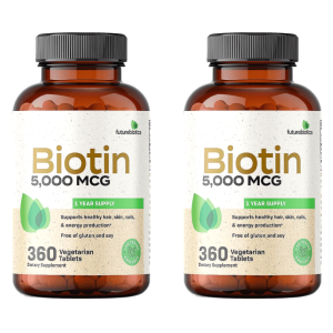 Futurebiotics 비오틴 5000mcg 360정 2개 Biotin