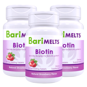 BariMelts 씹어먹는 비오틴 5000mcg 90정 3개 Biotin