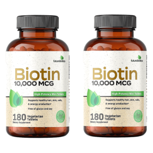 Futurebiotics 비오틴 10000mcg 180정 2개 Biotin