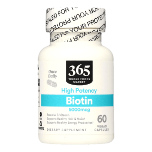 365 홀푸드마켓 비오틴 5000mcg 60캡슐 Biotin