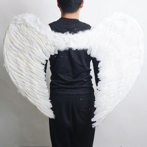 초대형 천사 날개 화이트 분장 파티소품 나비
