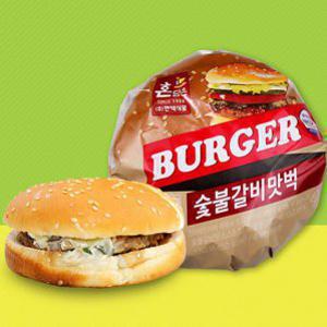 냉동식품 PC방 햄버거 숯불갈비 180g 10개