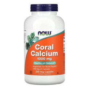 나우푸드 코랄 칼슘 1000mg 250캡슐 산호 Coral Calcium pH 발란스