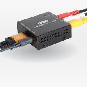 HDMI 신호 구형TV미러링 컨버터 AV 2CRA 출력 어댑터
