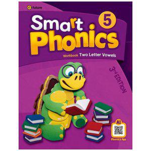 [하나북]Smart Phonics 5: Workbook (New Edition) :Workbook with AI Phonics App [3 E]