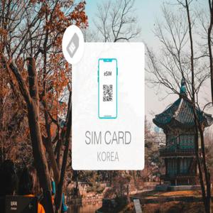 【20%OFF】한국 네트워크 카드 | 한국 SKT 초고속 데이터 무제한 트래픽 eSIM