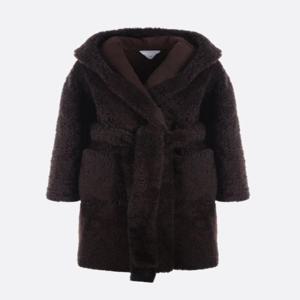 [E32]보테가 베네타 669568VKV702113 여성 퍼 쉐어링 퍼코트 가죽자켓 무스탕 라이더 바이커 재킷 BOTTEGA VENETA shearling wrap coat