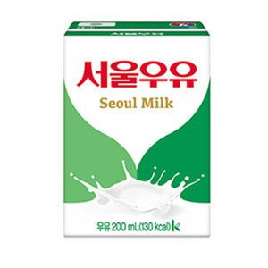 서울우유 멸균 흰우유 200ml x 72팩