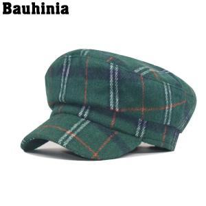 베레모 Bauhinia 2020 새로운 레트로 뉴스 보이 모자 여성 가을 겨울 플랫 캐주얼