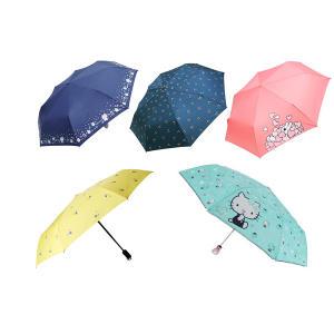 아기자기한 캐릭터 우산이 한곳에 ! 헬로키티 오버액션 토끼 外 3단 우산 자동우산