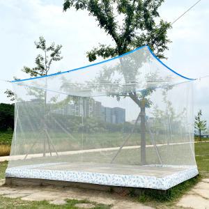 맘스필 국내생산 침대모기장 사각 대형 캠핑용 거실 무형광 모기장