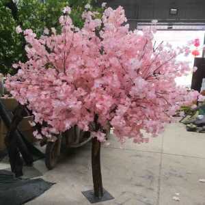 대형 화분 인테리어 조화 조경 벚꽃나무 인조 가짜나무
