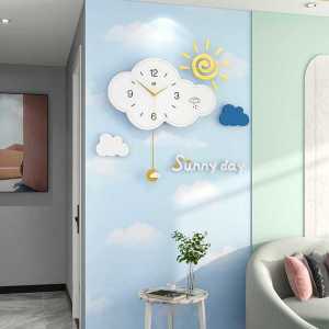 아이방 벽시계 어린이집  유치원 구름모양시계 매장