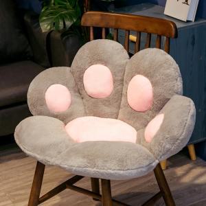 등받이쿠션 발바닥 고양이 카페 귀여운 대형 인테리어 허리 쿠션 의자 베개