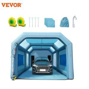 VEVOR 스프레이 부스 팽창식 페인트 자동차 텐트, 필터 시스템 송풍기, 주차 워크스테이션, 오토바이 차고
