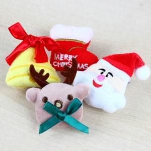 성탄절 캐릭터 옷핀 크리스마스 뽀숑브로치 12개세트