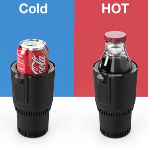 자동차 차량용 냉온컵 홀더 차량용냉온컵홀더 음료가열  보온 LED컵 텀블러 원터치