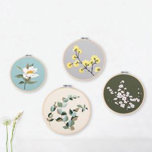 프랑스 꽃 DIY 자수 수예 도구 패키지 퀼트 뜨개 실재료 취미