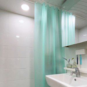 [제비스코]늘푸른 욕실커튼 블라인드 샤워커튼 (100cm*200cm) 연그린