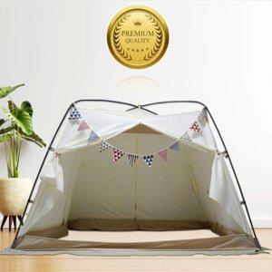 [신세계몰]바닥없는 침대위 난방텐트 슈퍼싱글 퀸 1인용 방안 텐트