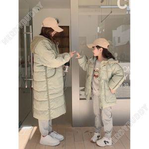 패밀리룩 모녀 커플룩 엄마와딸 겨울 양털 패딩점퍼 도톰 코트