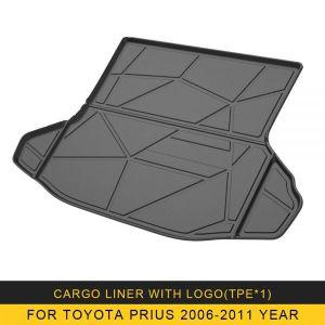 도요타 프리우스 2006-2011 자동차 화물 라이너 박스 매트, TPE 미끄럼 방지 트렁크 트레이 카펫, 인테리어