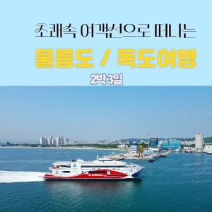 [포항출발] 초쾌속 여객선 2박3일 울릉도 품격여행(독도포함)