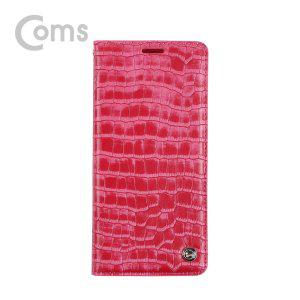 Coms 스마트폰 가죽케이스(폴더지갑)S8 P Pink 갤럭시