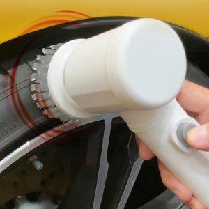 휠브러쉬 무선 자동차 휠 청소 타이어 전동 광택기 세차솔 기스없는 디테일링