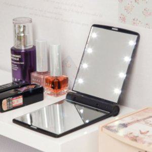 LED조명 손거울 / 휴대용 양면 조명거울