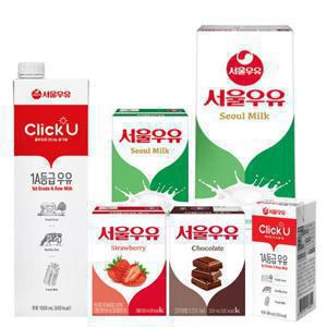 서울우유 멸균우유 200mlx24개/1000mlx10개 외 초코우유 딸기우유 두유 모음 전