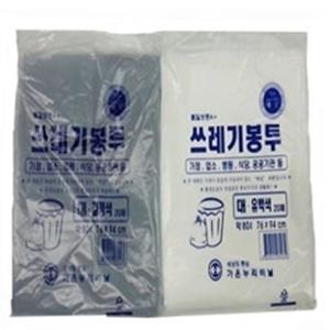  부국비닐봉투   무료배송 쓰레기(배접)봉투60장 /4900