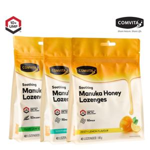  콤비타  콤비타 마누카 꿀캔디 로젠지 180g 3종 세트(레몬/쿨민트/올리브잎)