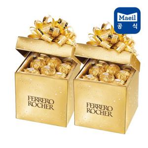  페레로로쉐  1+1 쇼핑백 포함  페레로로쉐 T18 큐브 (총 2개) 초콜릿/초콜렛/간식/선물