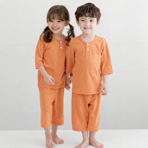  올라베이비  마일드(오렌지) 7부 잠옷