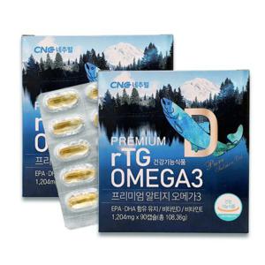 프리미엄 알티지 오메가3 1204mg x 180캡슐 (6개월분) / EPA DHA 하루섭취량 1 000mg  비타민D E