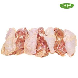  가나안  가나안식품 뼈없는 닭다리살 2kg 브라질산 순살 닭정육