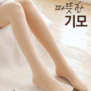 학생스타킹 살색 검정 무발 유발 기모 팬티스타킹 1매