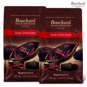  Bouchard  부샤드 다크 초콜릿 나폴리테인 1.5kg x 2개